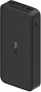 Внешний аккумулятор Xiaomi Redmi Power Bank 20000 mAh (черный)